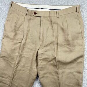 Brooks Brothers Pants Mens‎ 40x32 Irish Linen Beige